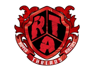 Ripped Threads Athletics  logo design by jaize