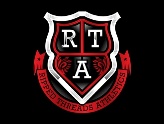 Ripped Threads Athletics  logo design by MAXR