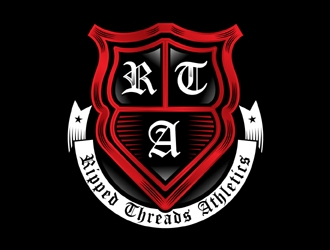 Ripped Threads Athletics  logo design by MAXR
