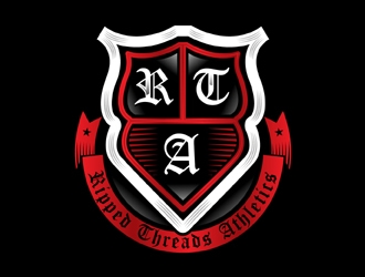 Ripped Threads Athletics  logo design by MAXR