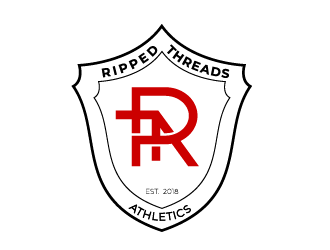 Ripped Threads Athletics  logo design by terrivision