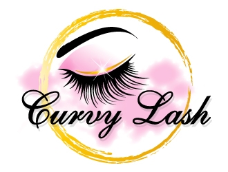 Curvy Lash  logo design by logoviral