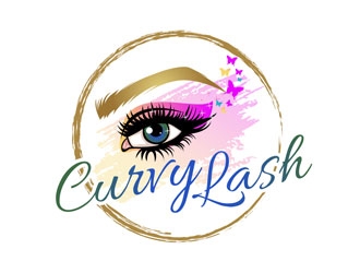 Curvy Lash  logo design by frontrunner