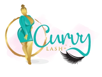 Curvy Lash  logo design by Suvendu