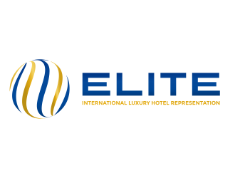 Elite International Luxury Hotel Representation logo design by aldesign