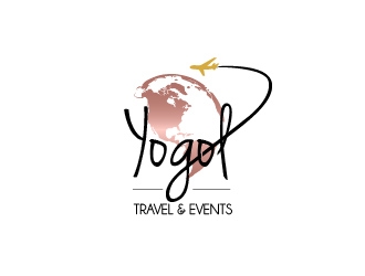 Y.O.G.O.L       Or       Yogol Travel  & Events logo design by usef44