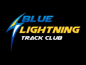 Blue Lightning Track Club logo design by cikiyunn