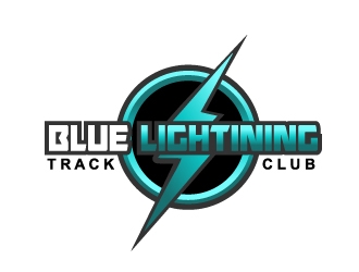 Blue Lightning Track Club logo design by samuraiXcreations