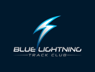 Blue Lightning Track Club logo design by J0s3Ph