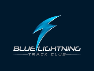 Blue Lightning Track Club logo design by J0s3Ph