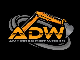American Dirt Works  logo design by daywalker