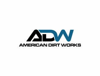 American Dirt Works  logo design by hopee