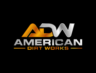 American Dirt Works  logo design by akhi