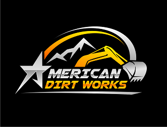 American Dirt Works  logo design by haze