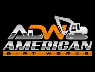 American Dirt Works  logo design by fawadyk