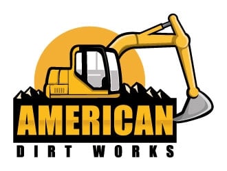 American Dirt Works  logo design by Suvendu