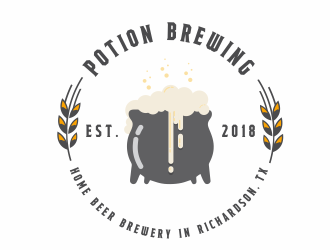 Potion Brewing logo design by jm77788