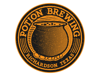 Potion Brewing logo design by mirceabaciu