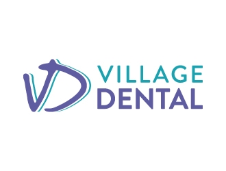 Village dental  logo design by akilis13