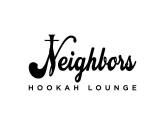 Neighbors Hookah Lounge logo design by maserik