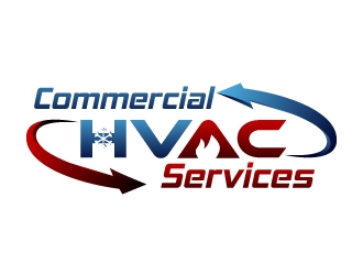 Commercial HVAC Services logo design by akilis13