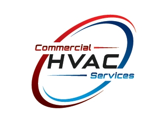 Commercial HVAC Services logo design by Fear