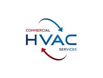 Commercial HVAC Services logo design by blackcane