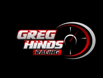 Greg Hinds Racing logo design by ElonStark