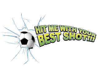 HIT ME WITH YOUR BEST SHOT!!! logo design by BeDesign