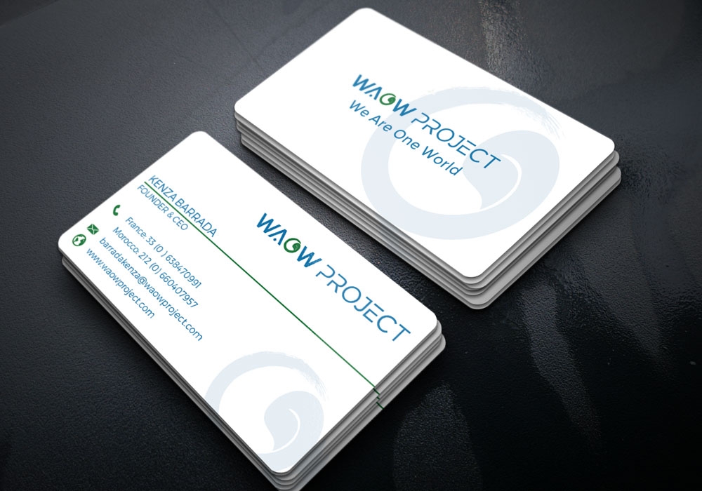 WAOW PROJECT We Are One World logo design by Gelotine