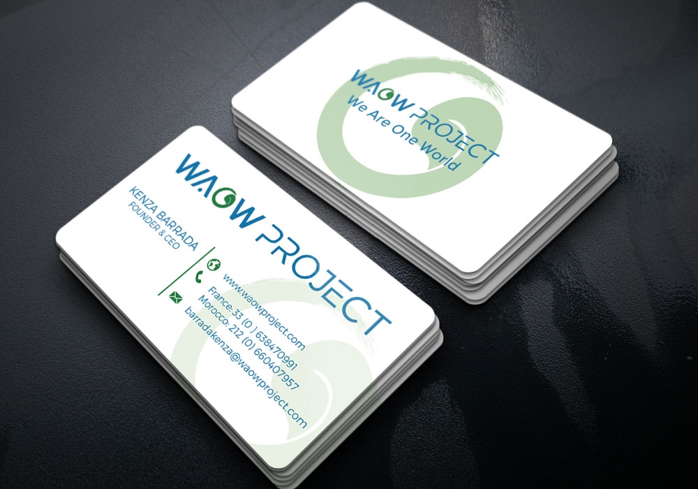 WAOW PROJECT We Are One World logo design by Gelotine