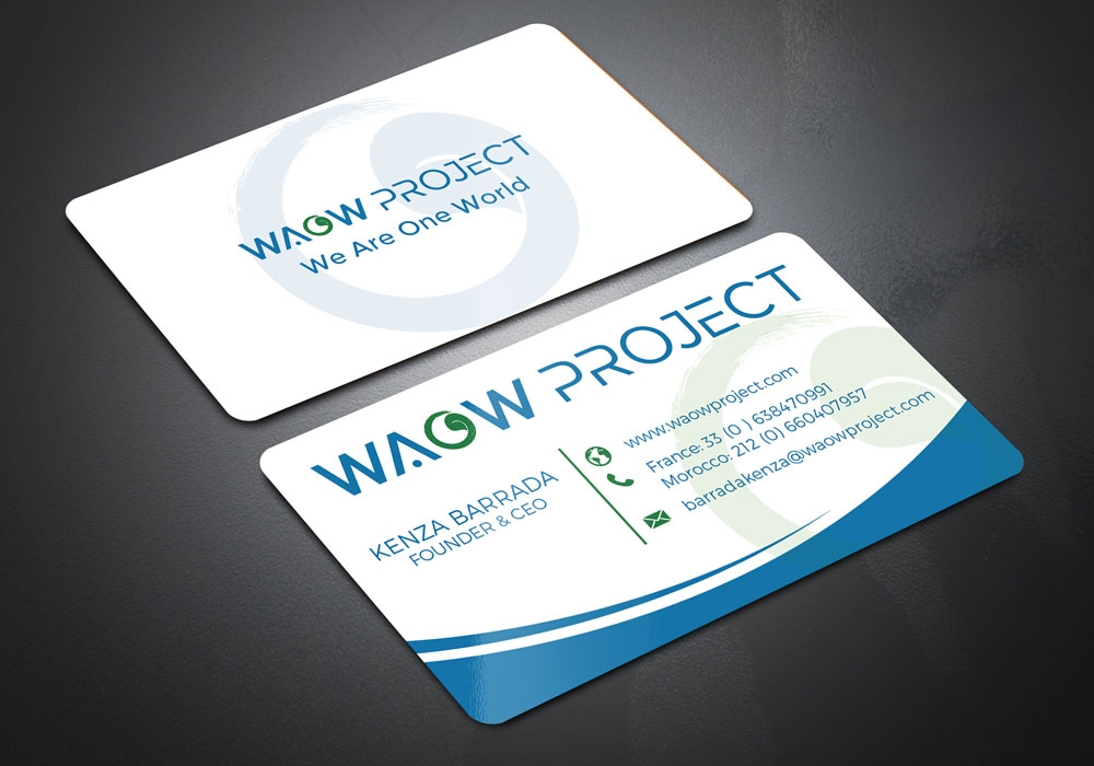 WAOW PROJECT We Are One World logo design by Gelotine