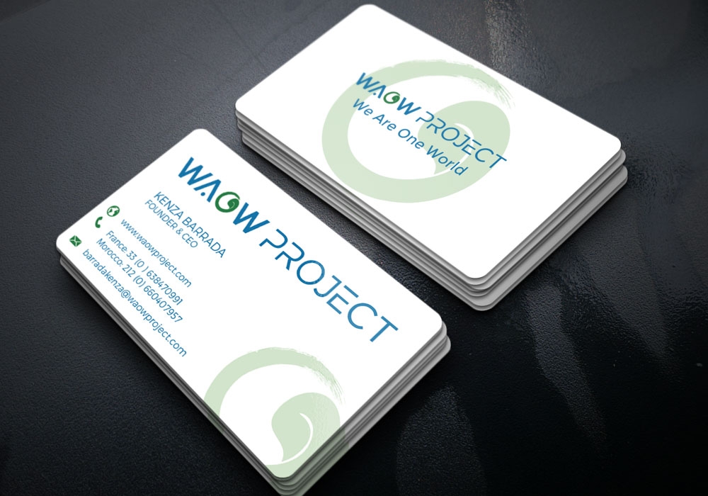 WAOW PROJECT We Are One World logo design by Gelotine