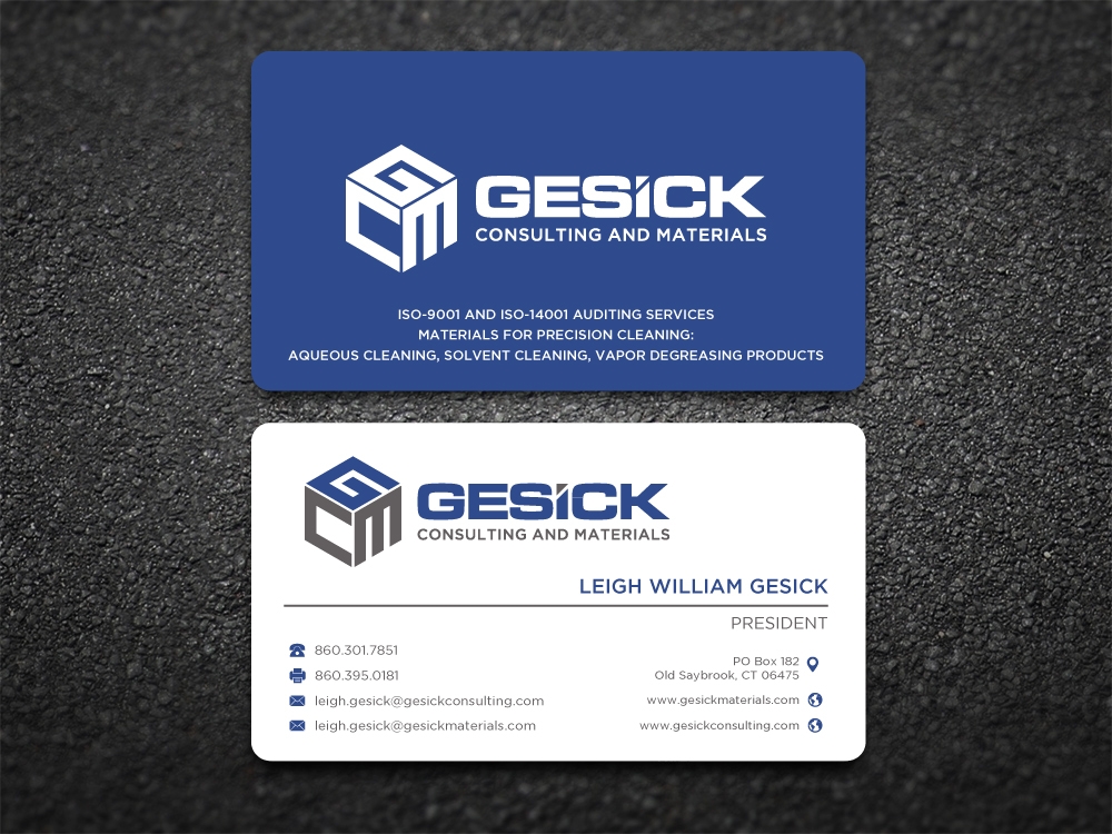Gesick Consulting and Materials logo design by labo