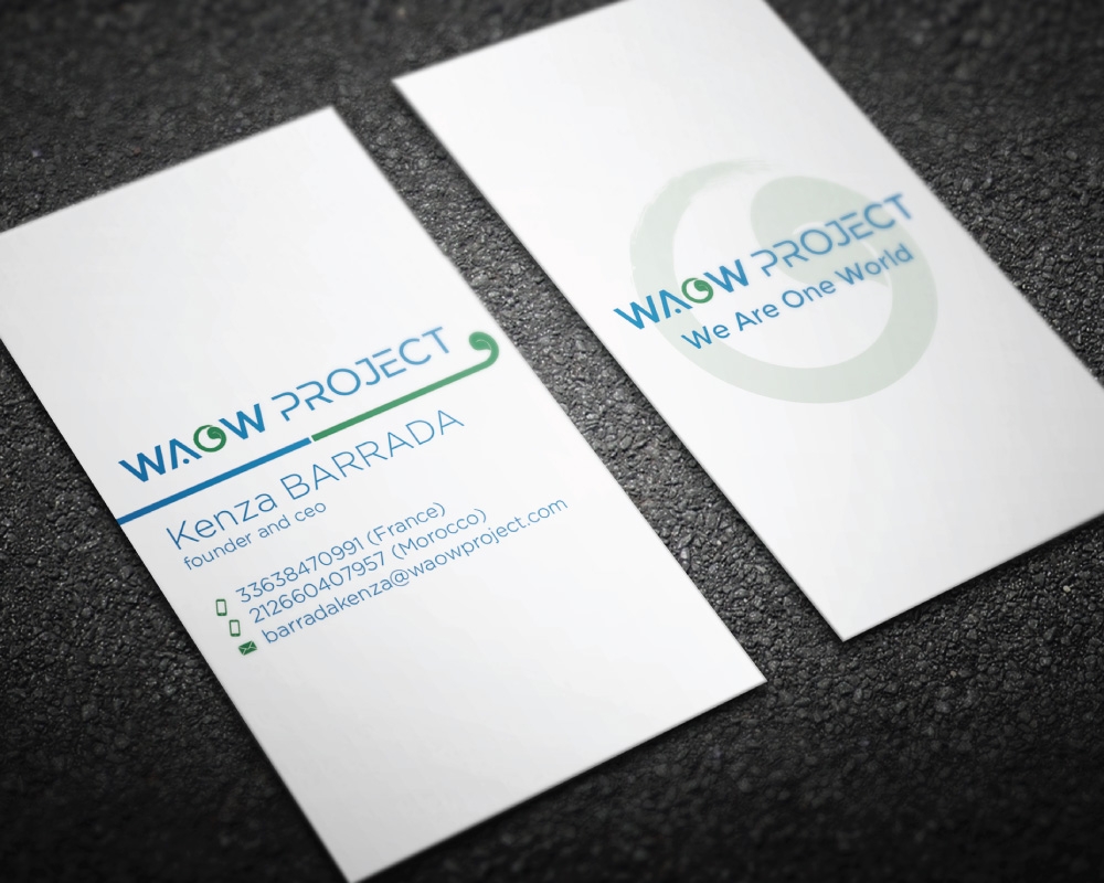 WAOW PROJECT We Are One World logo design by Boomstudioz