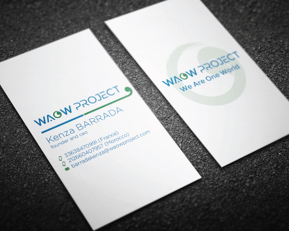 WAOW PROJECT We Are One World logo design by Boomstudioz