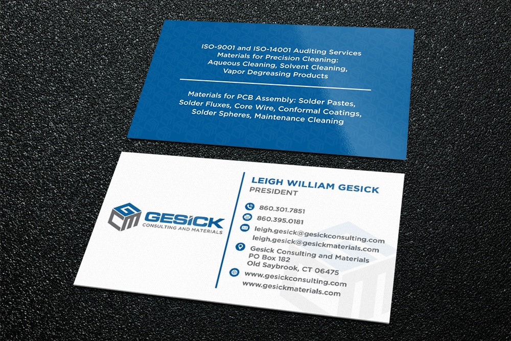 Gesick Consulting and Materials logo design by Art_Chaza