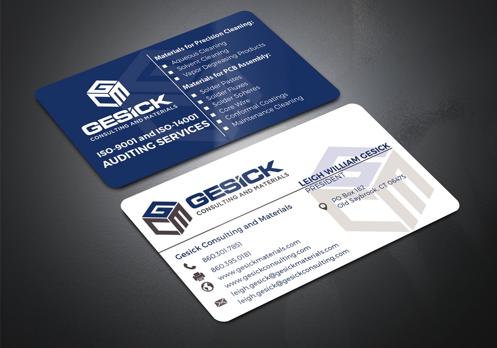 Gesick Consulting and Materials logo design by Gelotine