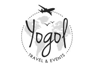 Y.O.G.O.L       Or       Yogol Travel  & Events logo design by BeDesign