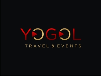Y.O.G.O.L       Or       Yogol Travel  & Events logo design by EkoBooM