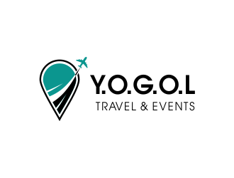Y.O.G.O.L       Or       Yogol Travel  & Events logo design by JessicaLopes