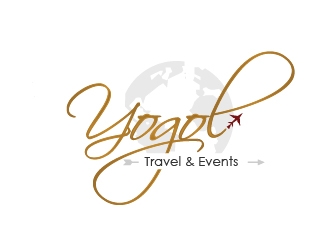 Y.O.G.O.L       Or       Yogol Travel  & Events logo design by art-design