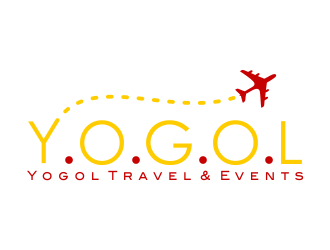 Y.O.G.O.L       Or       Yogol Travel  & Events logo design by done
