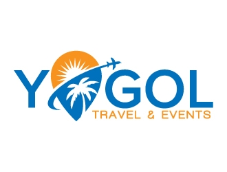 Y.O.G.O.L       Or       Yogol Travel  & Events logo design by jaize