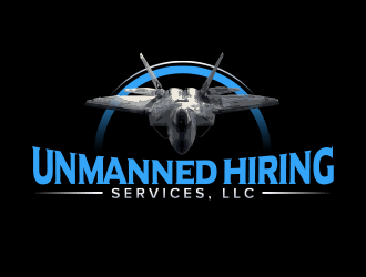 Unmanned Hiring Services, LLC logo design by BeDesign