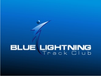 Blue Lightning Track Club logo design by hariyantodesign