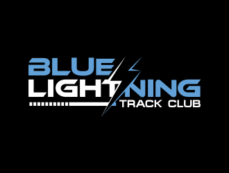 Blue Lightning Track Club logo design by kopipanas
