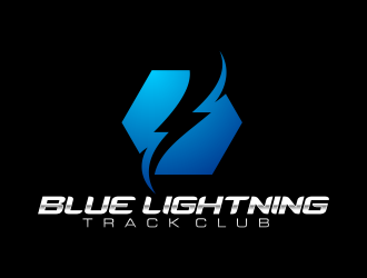 Blue Lightning Track Club logo design by ekitessar