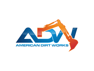 American Dirt Works  logo design by qonaah