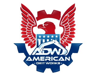 American Dirt Works  logo design by Suvendu